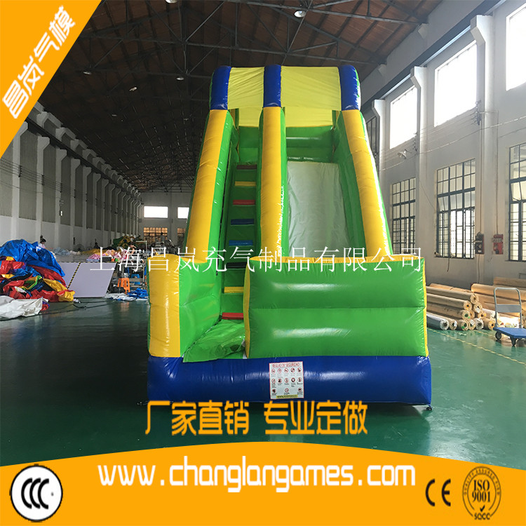 家用院子內簡單款充氣兒童成人滑梯親子互動游戲充氣城堡滑梯 inflatable simple indoor slide